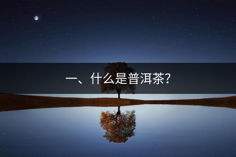 一、什么是普洱茶？
