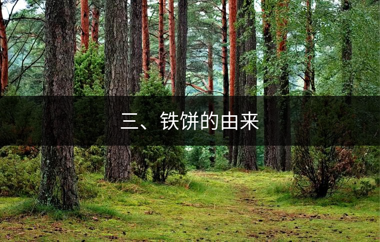 三、鐵餅的由來(lái)