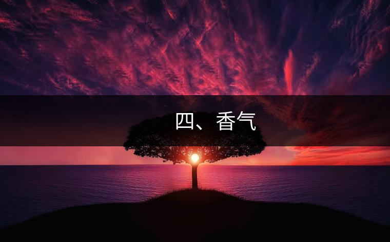 　　四、香氣