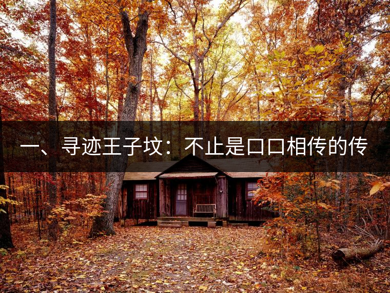 一、尋跡王子墳：不止是口口相傳的傳說，是刻在土地里的歷史