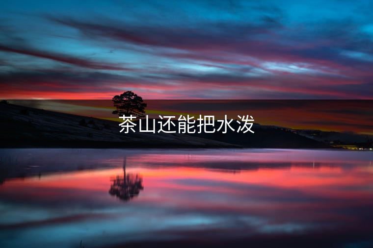茶山還能把水潑 茶山還能把水潑